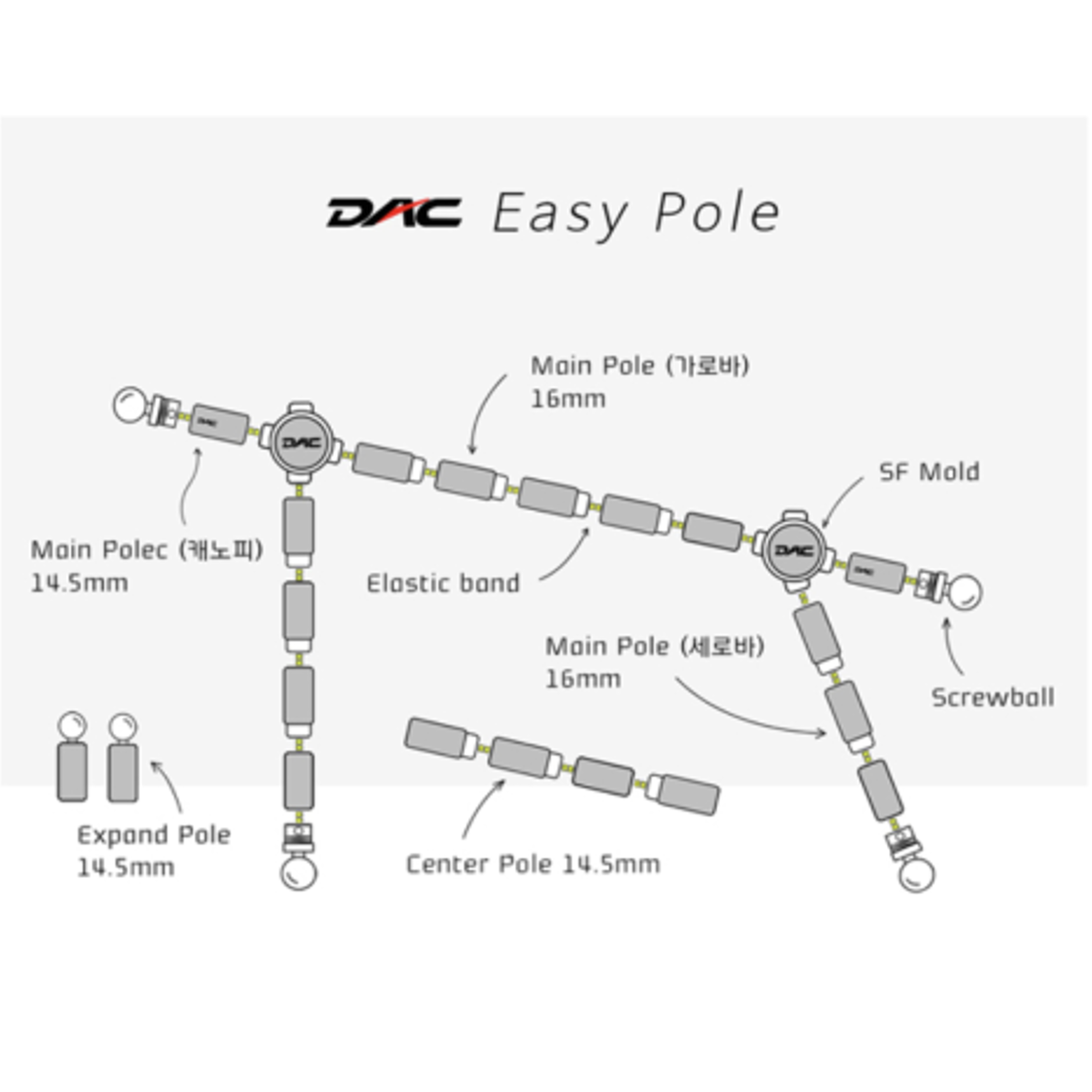 BACKCOUNTRY｜EASY SHELTER（DAC EASY POLE付）イージーシェルター