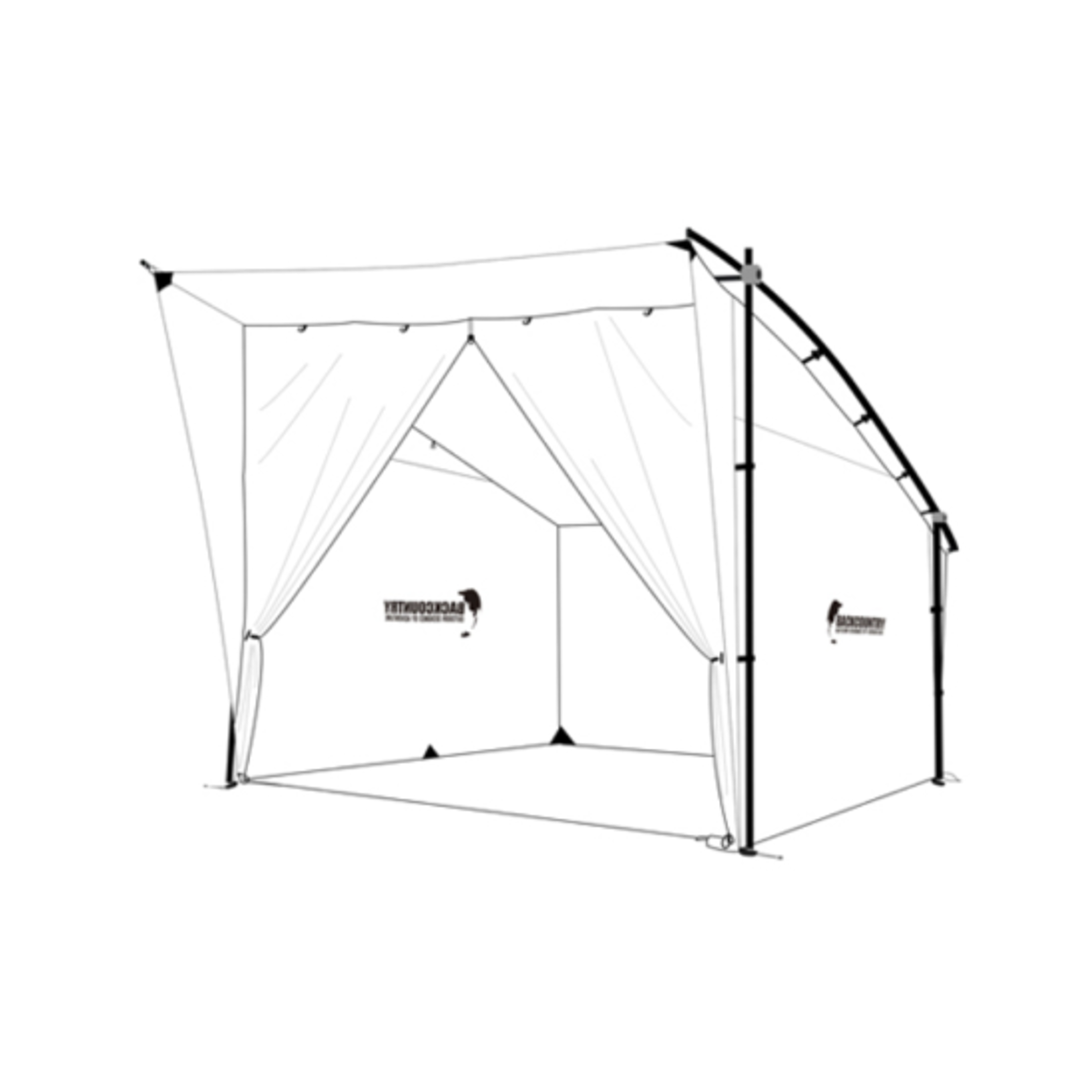 BACKCOUNTRY｜EASY SHELTER（DAC EASY POLE付）イージーシェルター