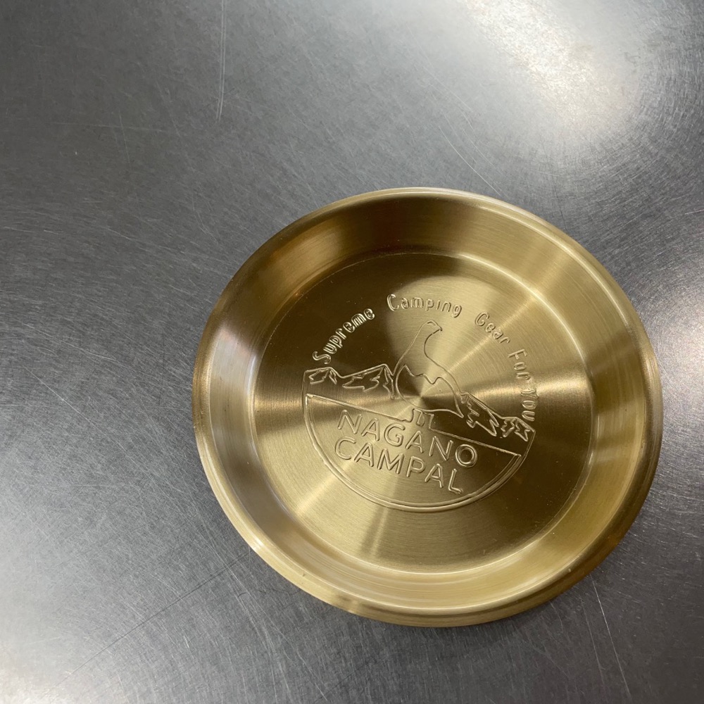 SHOP　CA　フタ　サラ（真鍮製オリジナル小皿）　ながのキャンパル　ONLINE